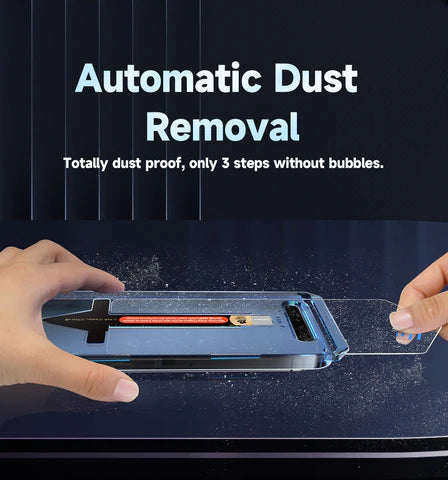 CrystalShield™ Screen Protector - Dust Free Without Bubbles